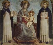 Fra Beato Madonna and Child with St Dominic and St Thomas of Aquinas